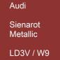 Preview: Audi, Sienarot Metallic, LD3V / W9.